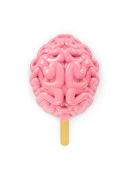 Popsicle brain Stock-Illustration