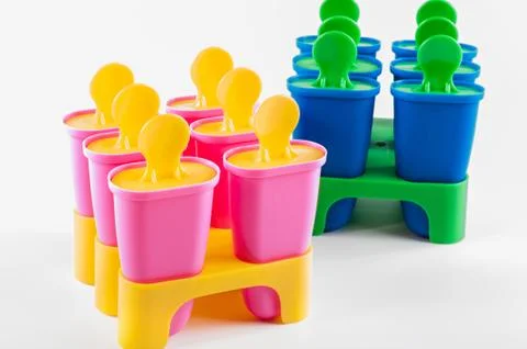 Popsicle cups Stock Photos