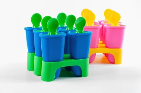 Popsicle cups Stock Photos