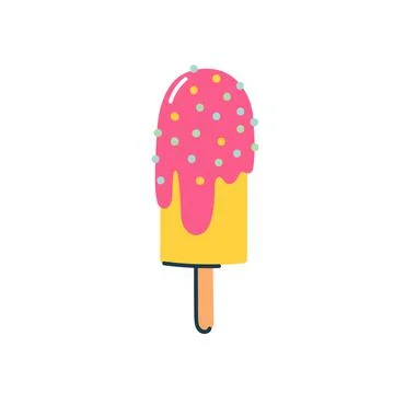 Popsicle ice cream Stock Illustration