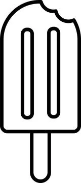 Popsicle icon. 스톡 일러스트