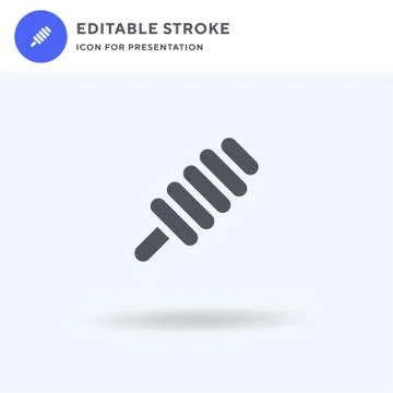 Popsicle icon vector, filled flat sign, solid pictogram isolated on white, logo イラスト素材