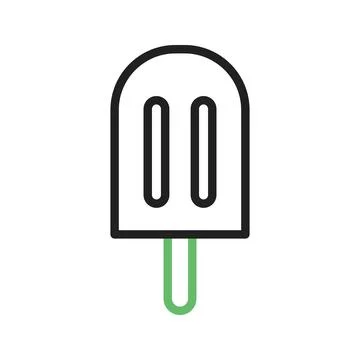 Popsicle icon vector image. Stock Illustration