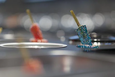 Popsicle melting Foto stock