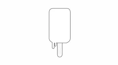 Popsicle or Icecream Stock Illustration