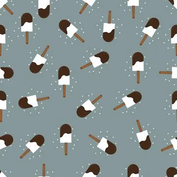 Popsicle pattern Stock Illustration