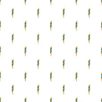 Popsicle seamless pattern creating summer dessert background 스톡 일러스트