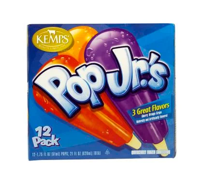 Popsicle variety pack 库存照片