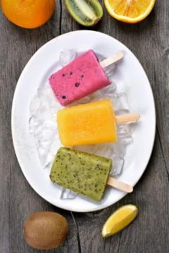 Popsicles ice cream Foto stock