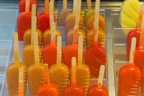 Popsicles ice pops Stock Photos