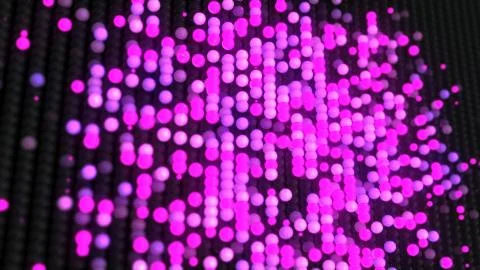 Popular Abstract led wall light Futuristic digital wave background 3d animati Stock Illustration