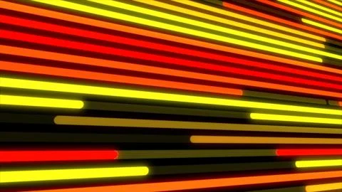 Popular Abstract LED wall light, LED smd Screen Board animation 3D rendering Stock Illustration