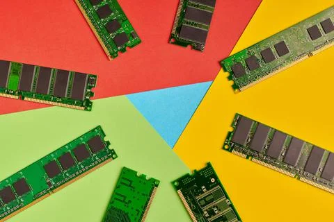 Popular browser logo from paper. High memory usage. Stock Photos