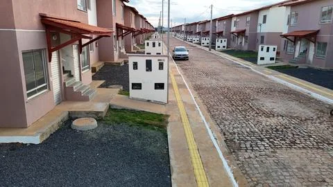 Popular housing complex Stock Photos