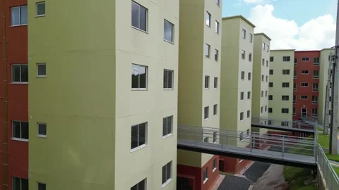 Popular housing program Vídeo Stock 332313491