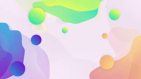 Popular liquid background with gradient colors. Stock Footage 124684124