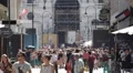 Popular Location Shopping Street Area Famous Rush Hour People Walk Tourist Visit HD Footage