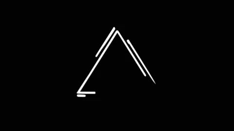 Popular Neon seamless pattern. 2D geometric shapes with neon moving outline. 4K Stock Footage 147192976