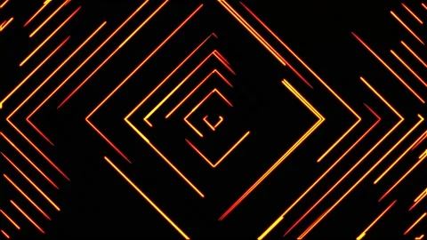 Popular neon seamless patterns. 2D straight lines with neon moving outline. 4K Stock Footage 147193007