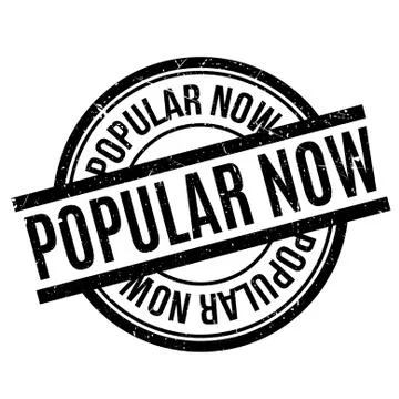 Popular Now rubber stamp Stock Illustration