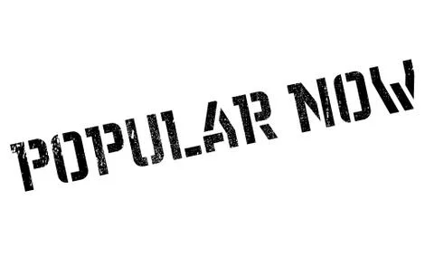 Popular Now rubber stamp Stock Illustration