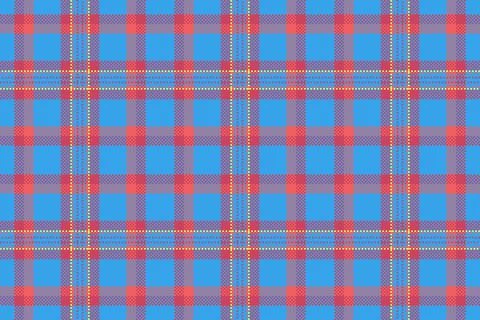 Popular plaid seamless textile, cool tartan fabric vector. Isolation patter.. Stock Illustration