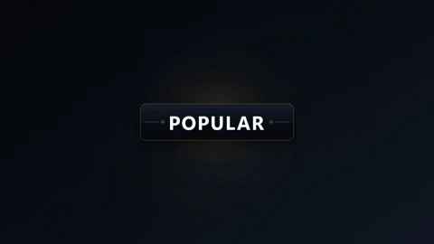 Popular product label animated button showing up Stock-Footage 347428284