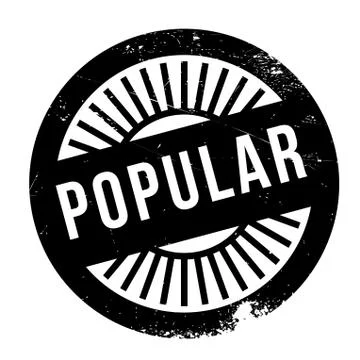Popular stamp Stock Illustration