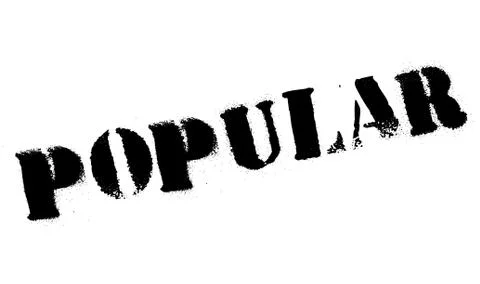 Popular stamp Stock Illustration