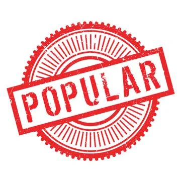 Popular stamp Stock Illustration