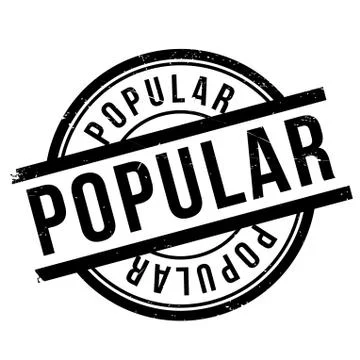 Popular stamp Stock Illustration