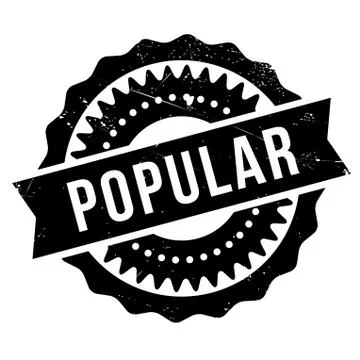 Popular stamp Stock Illustration