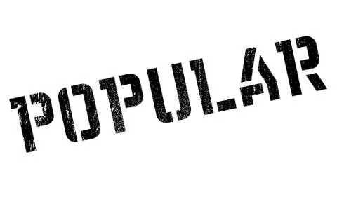 Popular stamp Stock Illustration