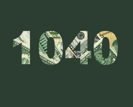 Popular Tax Form Illustrazione stock