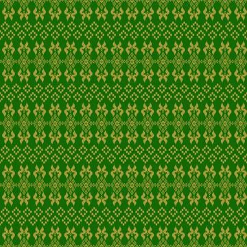 Popular Thai pattern for Thai textile industry Stock Illustration