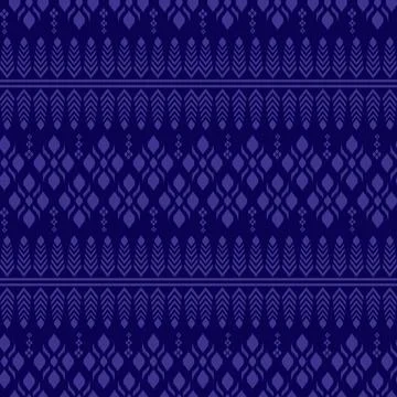 Popular Thai pattern for Thai textile industry Stock Illustration