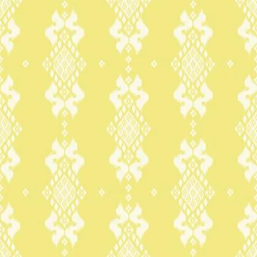 Popular Thai pattern for Thai textile industry Stock Illustration