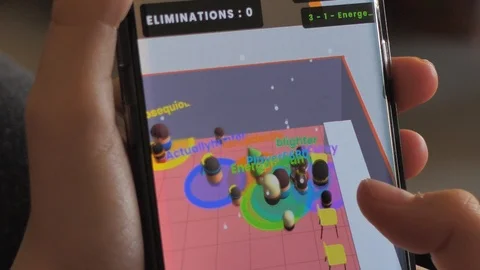 Popular Wars game app Stock Footage 101864914