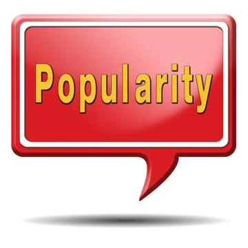 Popularity Illustrazione stock