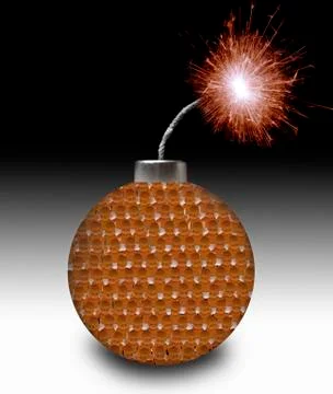 Population explosion, conceptual artwork Illustrazione stock