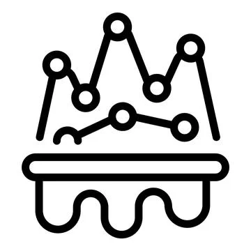 Population growth icon outline vector. Customer team Stock Illustration