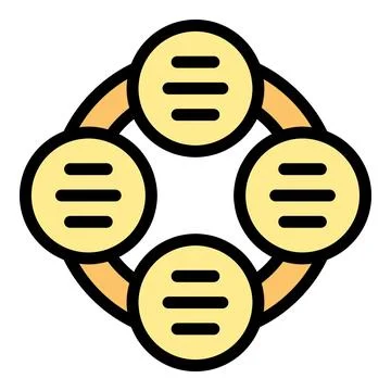 Population growth scheme icon vector flat 스톡 일러스트