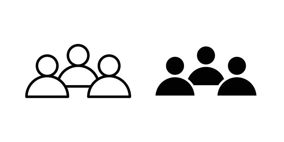 Population icon vector design. EPS10 Stock Illustration