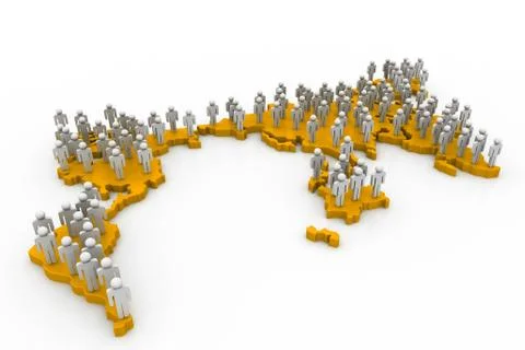 Population Stock Illustration