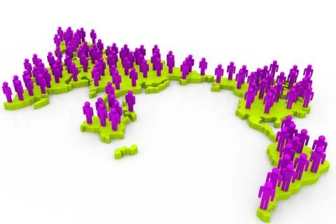 Population Stock Illustration