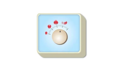 Population increase Stock Footage 79205643