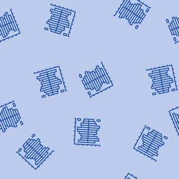 Population pyramid chart line seamless pattern 스톡 일러스트