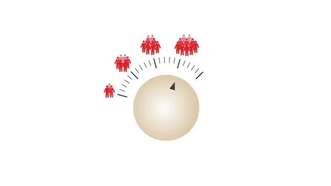 Population/immigration increase Stock Footage 79092463