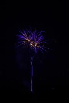 Populous festive firework Stock Photos