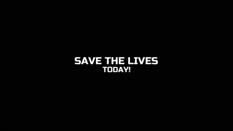 Popup text intro - Save The Lives Today. Support for Ukraine against Russian Stock Footage 172442880
